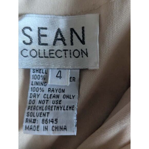 Showstopper! Vintage Sean Collection Sequin Slit Prom Gown - Size 4 - Picture 6 of 7